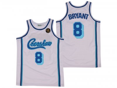Los Angeles Lakers #8 Kobe Bryant White Classic Edition Swingman Jersey