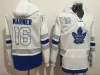 Toronto Maple Leafs #16 Mitch Marner White One Front Pocket Hoodie Jersey