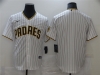 San Diego Padres Blank White Cool Base Jersey