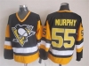 Pittsburgh Penguins #55 Larry Murphy 1992 Vintage CCM Black/Gold Jersey
