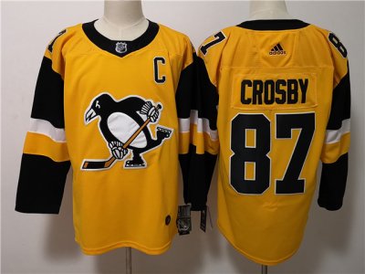 Pittsburgh Penguins #87 Sidney Crosby Alternate Gold Jersey