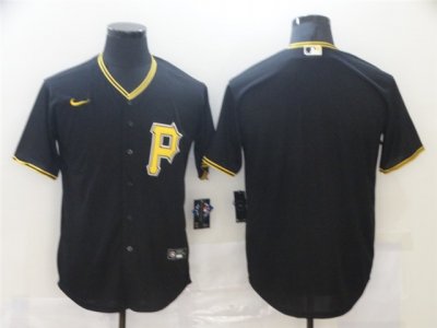 Pittsburgh Pirates Blank Black Cool Base Team Jersey