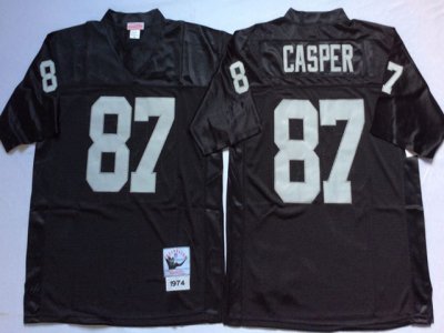 Los Angeles Raiders #87 Dave Casper Throwback Black Jersey