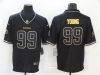 Washington Redskins #99 Chase Young Black Gold Vapor Untouchable Limited Jersey