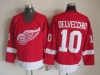 Detroit Red Wings #10 Alex Delvecchio 2002 CCM Vintage Red Jersey