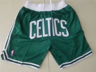 Boston Celtics Just Don Celtics Green Basketball Shorts