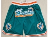 Miami Dolphins Just Don Dolphins Teal Football Shorts