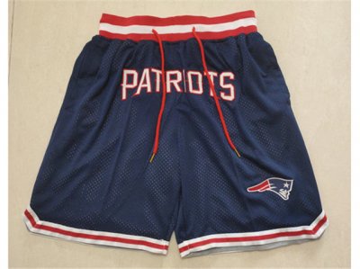 New England Patriots Just Don Patriots Navy Football Shorts