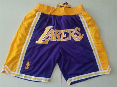 Los Angeles Lakers Just Don Lakers Purple Basketball Shorts