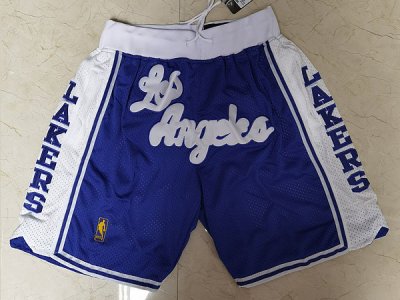 Los Angeles Lakers Just Don "Los Angeles" Blue Classic Basketball Shorts
