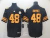 Pittsburgh Steelers #48 Bud Dupree Black Color Rush Limited Jersey