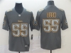 Pittsburgh Steelers #55 Devin Bush Gray Camo Limited Jersey