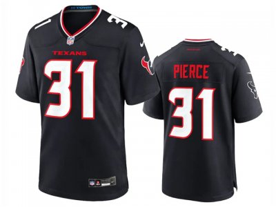 Houston Texans #31 Dameon Pierce Tank Dell 2024 Navy Vapor Limited Jersey