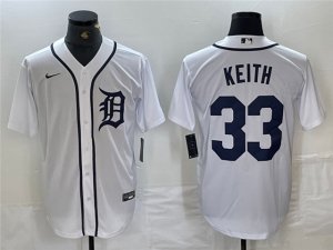 Detroit Tigers #33 Colt Keith White Limited Jersey