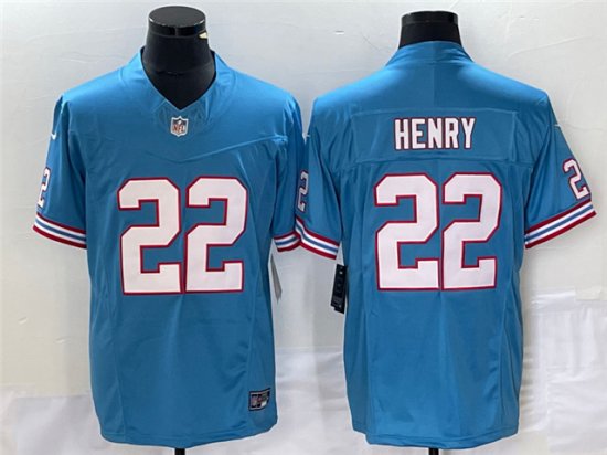 Tennessee Titans #22 Derrick Henry Light Blue Vapor F.U.S.E. Limited Jersey