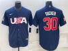 USA #30 Kyle Tucker Navy 2023 World Baseball Classic Jersey