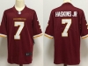 Washington Football Team #7 Dwayne Haskins Jr Burgundy Vapor Limited Jersey