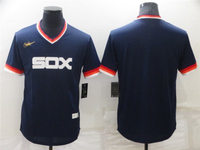 Chicago White Sox Navy Cooperstown Collection Cool Base Team Jersey