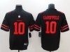 San Francisco 49ers #10 Jimmy Garoppolo Black Vapor Limited Jersey