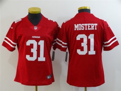 Women's San Francisco 49ers #31 Raheem Mostert Red Vapor Limited Jersey