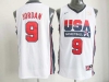 1992 Olympic Team USA #9 Michael Jordan White Jersey
