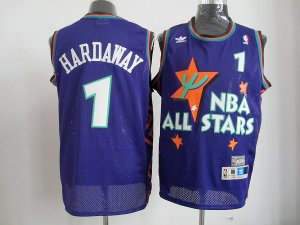 1995 NBA All-Star Game Eastern Conference #1 Anfernee Hardaway Purple Hardwood Classic Jersey