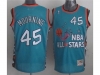 1996 NBA All-Star Game Eastern Conference #45 Alonzo Mourning Teal Hardwood Classic Jersey