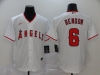 Los Angeles Angels #6 Anthony Rendon White Cool Base Jersey