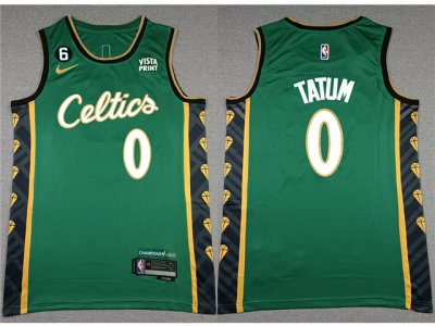 Boston Celtics #0 Jayson Tatum 2022-23 Green City Edition Swingman Jersey