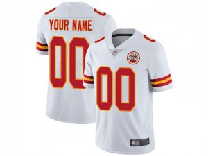 Kansas City Chiefs #00 White Vapor Limited Custom Jersey