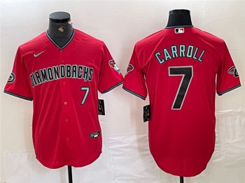 Arizona Diamondbacks #7 Corbin Carroll Red Limited Jersey