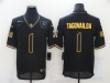 Miami Dolphins #1 Tua Tagovailoa 2020 Black Gold Salute To Service Limited Jersey