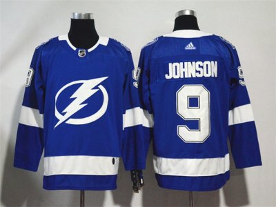 Tampa Bay Lightning #9 Tyler Johnson Blue Jersey
