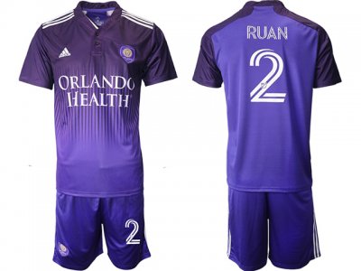 Club Orlando City SC #2 Ruan Home Purple 2021/22 Soccer Jersey
