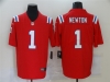 New England Patriots #1 Cam Newton Red Vapor Limited Jersey