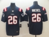 New England Patriots #26 Sony Michel Navy Vapor Litmited Jersey