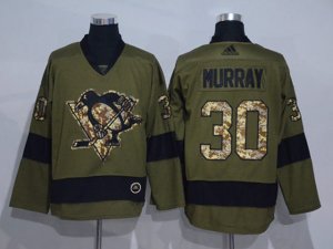 Pittsburgh Penguins #30 Matt Murray Olive Jersey