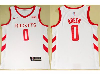 Houston Rockets #0 Jalen Green White Swingman Jersey