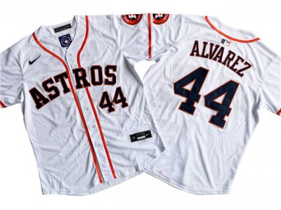 Houston Astros #44 Yordan Álvarez White Limited Jersey