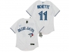 Toronto Blue Jays #11 Bo Bichette White Flex Base Jersey