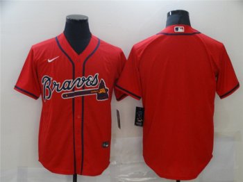 Atlanta Braves Blank Red Cool Base Team Jersey