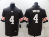 Cleveland Browns #4 Deshaun Watson Brown Vapor Limited Jersey