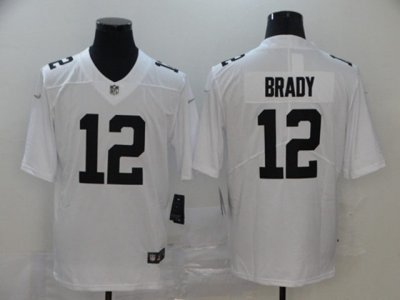 Tampa Bay Buccaneers #12 Tom Brady White Color Rush Limited Jersey