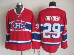 Montreal Canadiens #29 Ken Dryden CCM Vintage Red Jersey