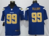 Los Angeles Chargers #99 Jerry Tillery Color Rush Blue Limited Jersey