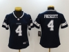 Women's Dallas Cowboys #4 Dak Prescott Blue Vapor Limited Jersey