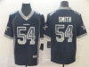 Dallas Cowboys #54 Jaylon Smith Navy Drift Fashion Limited Jersey