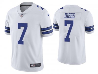 Youth Dallas Cowboys #7 Trevon Diggs White Vapor Limited Jersey