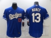 Los Angeles Dodgers #13 Max Muncy Blue 2021 Gold Program Flex Base Jersey