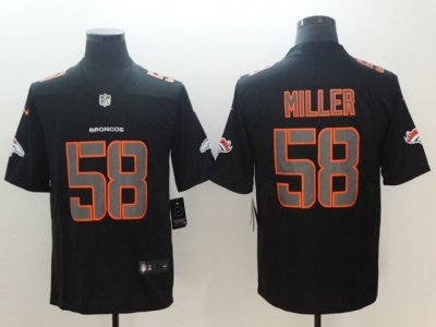 Denver Broncos #58 Von Miller Black Vapor Impact Limited Jersey
